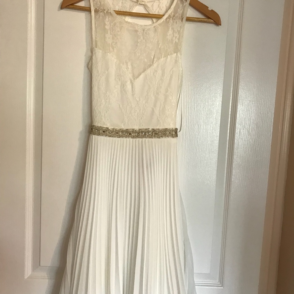 White ASOS dress